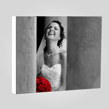 Wall Display/Canvas Gallery Wrap/Landscape/White On Border
